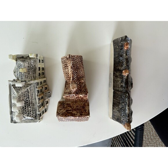 (3) Ceramic Cottages Little Britain Norfolk England Anne Hathaway Cottage RARE - Picture 11 of 11